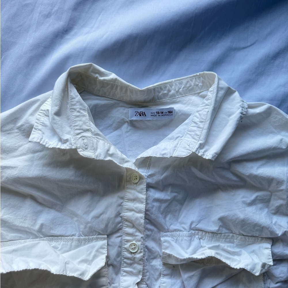 Zara white rain jackets kids - Picture 3 of 3